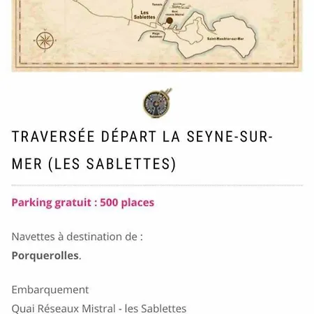 Les Sablettes Vue * 라센느쉬르메르